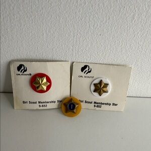 Girl/Boy Scouts Membership Stars Set